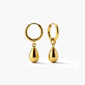 Waterdrop Hoop Earrings